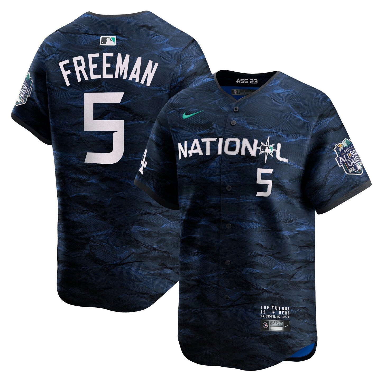 Camisa MLB Los Angeles Dodgers Men’s National League 2023 All-Star Game Azul Royal Jersey