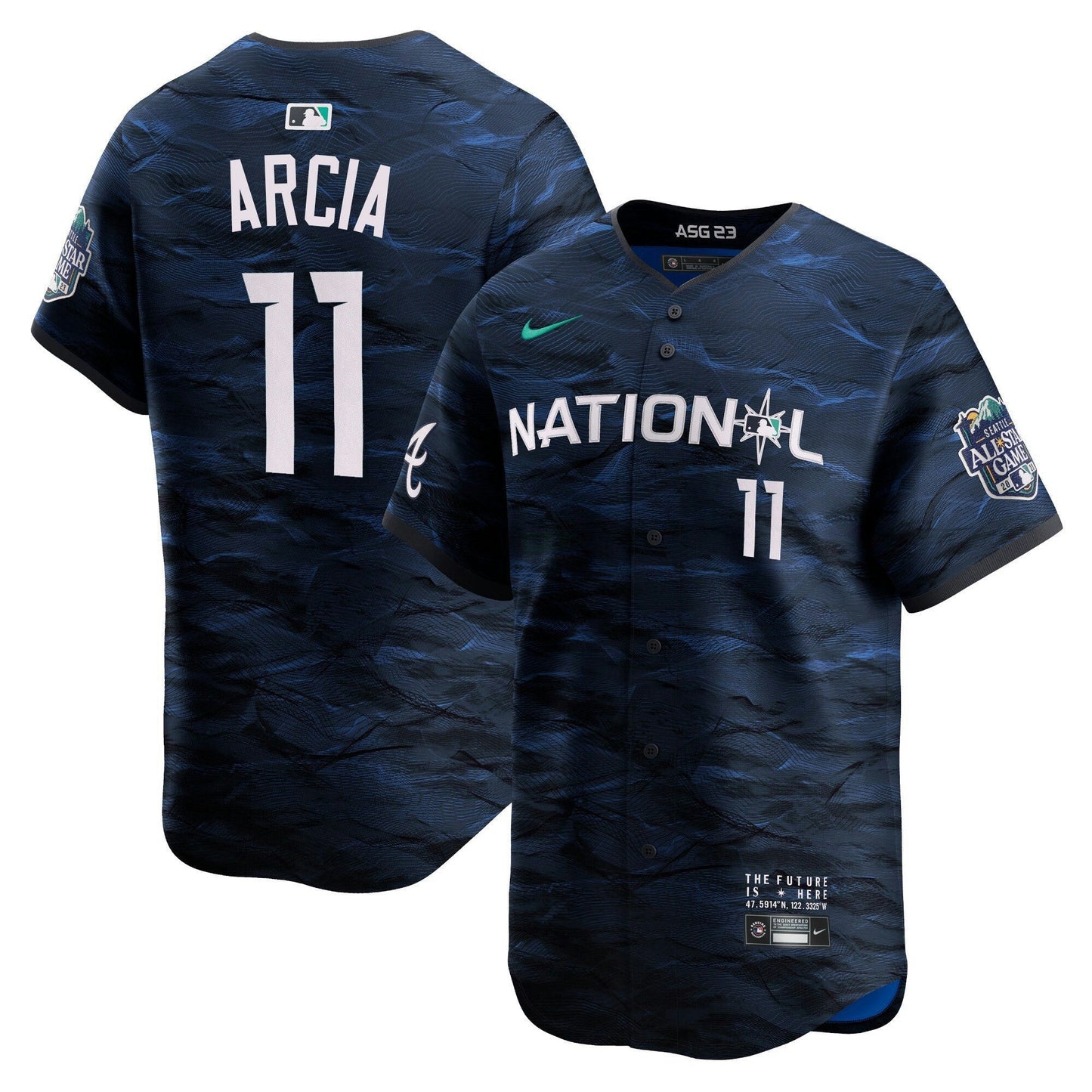 Camisa MLB Los Angeles Dodgers Men’s National League 2023 All-Star Game Azul Royal Jersey