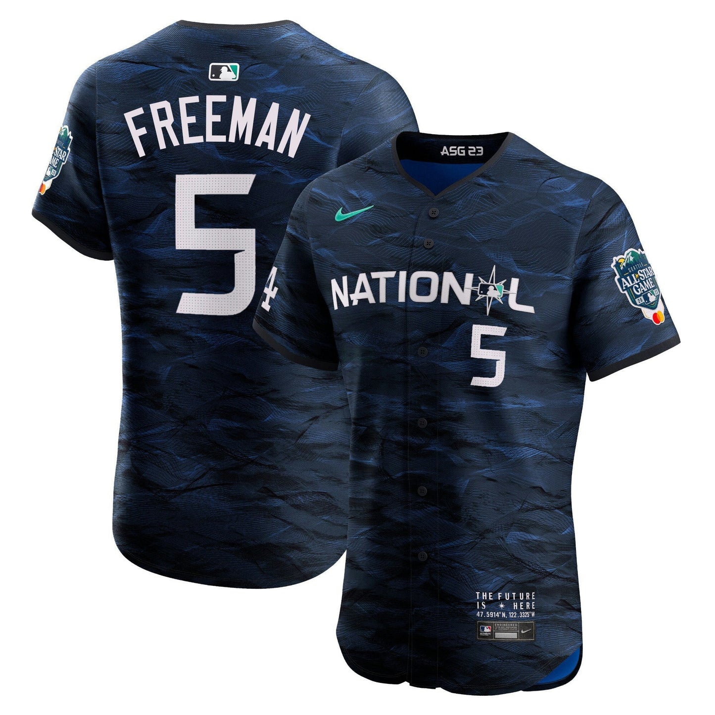 Camisa MLB Los Angeles Dodgers Men’s National League 2023 All-Star Game Azul Royal Jersey