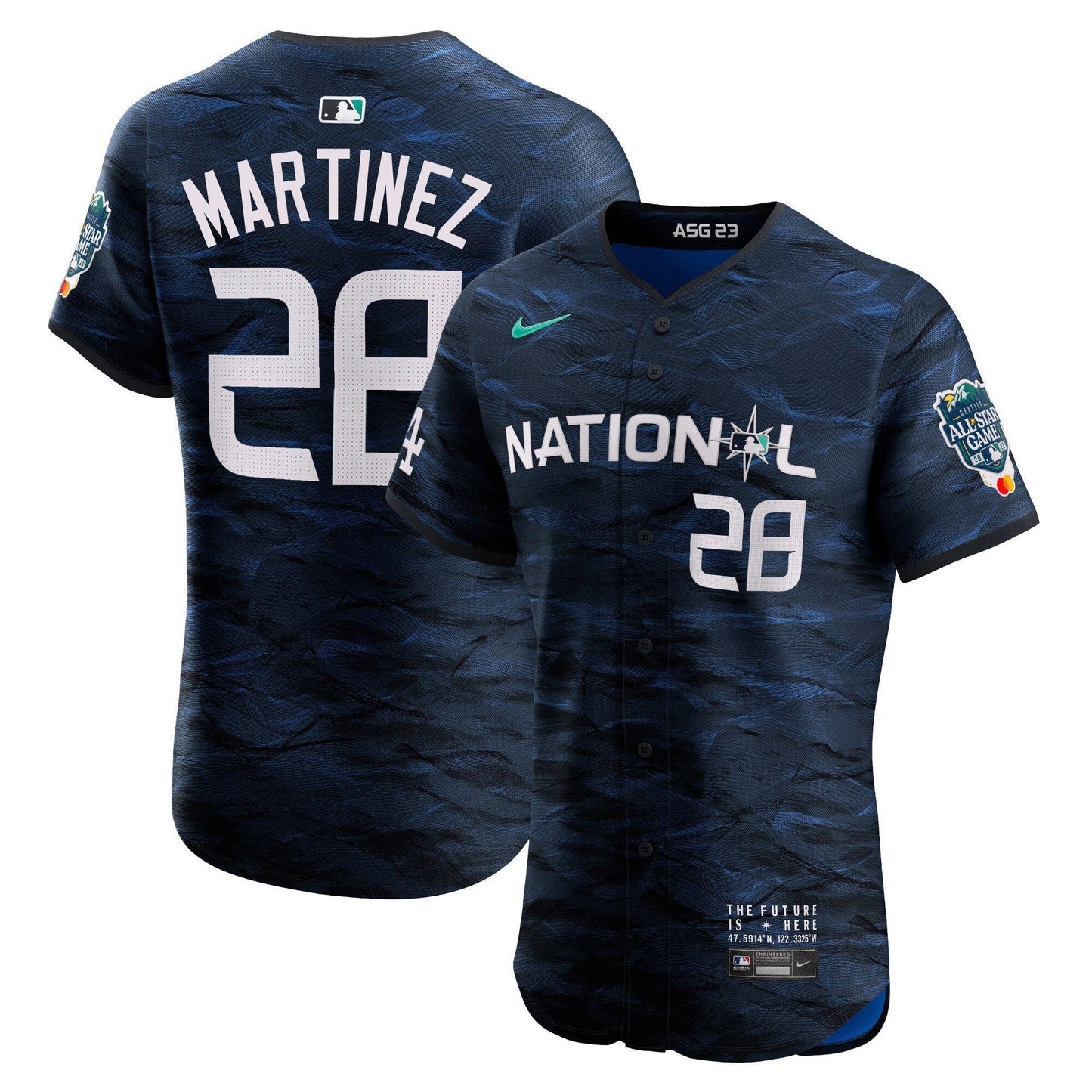 Camisa MLB Los Angeles Dodgers Men’s National League 2023 All-Star Game Azul Royal Jersey