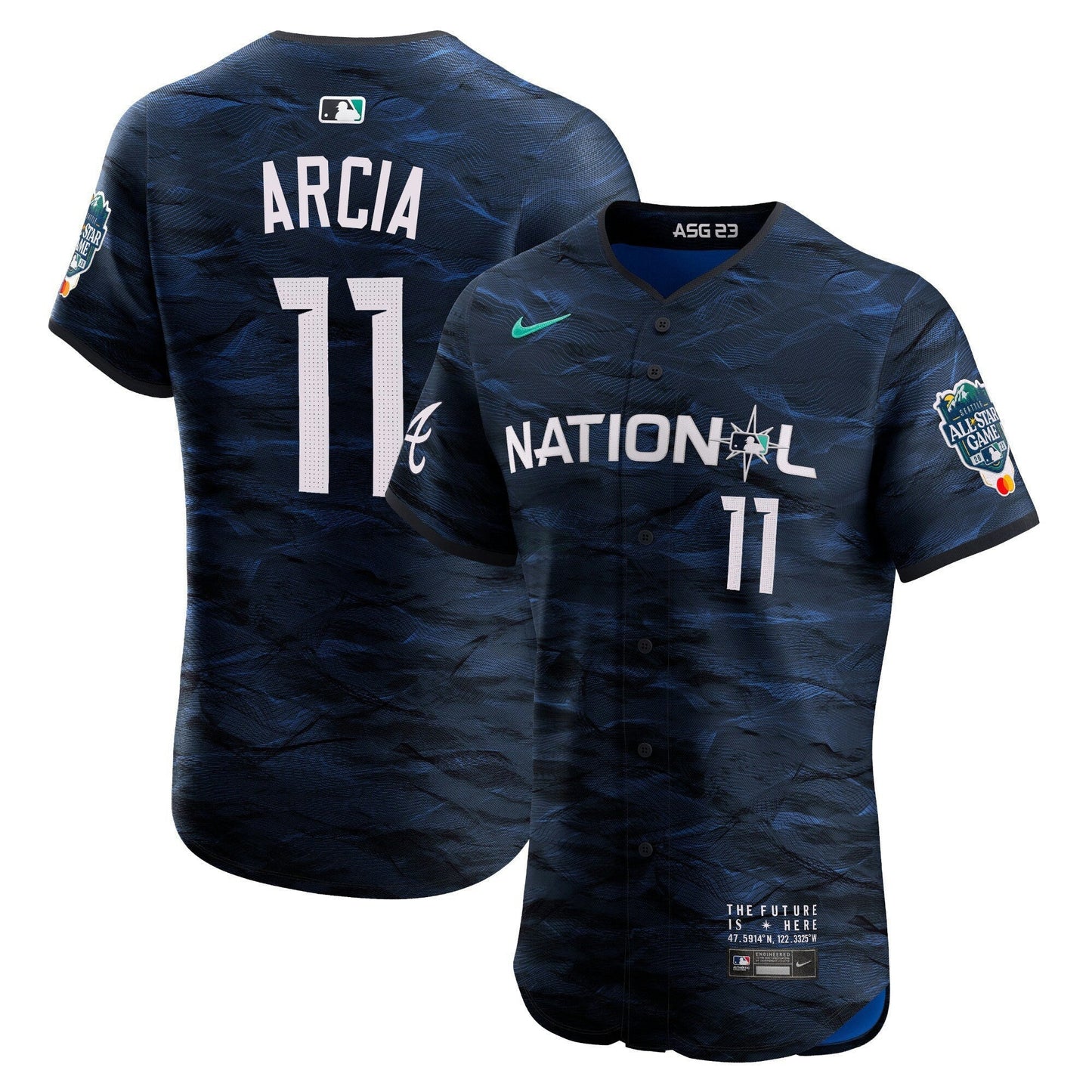 Camisa MLB Los Angeles Dodgers Men’s National League 2023 All-Star Game Azul Royal Jersey