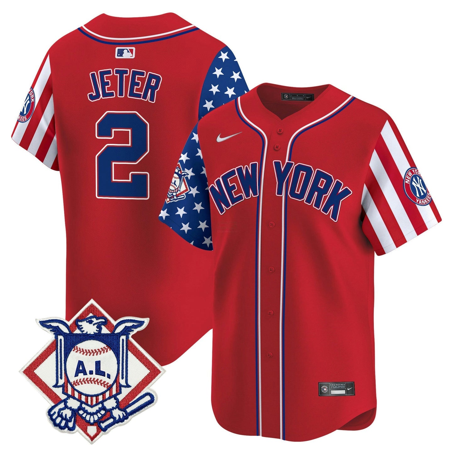 Camisa MLB Men’s New York 2024 Fourth of July Vapor Premier Limited Jersey V2