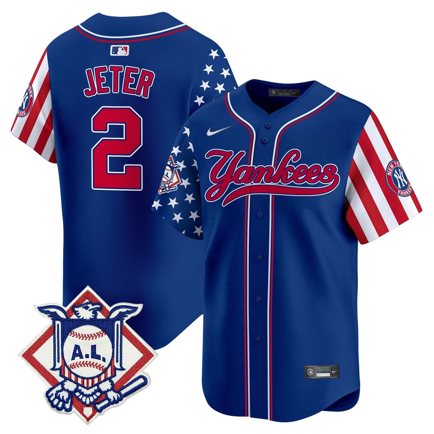 Camisa MLB Men’s New York 2024 Fourth of July Vapor Premier Limited Jersey V3