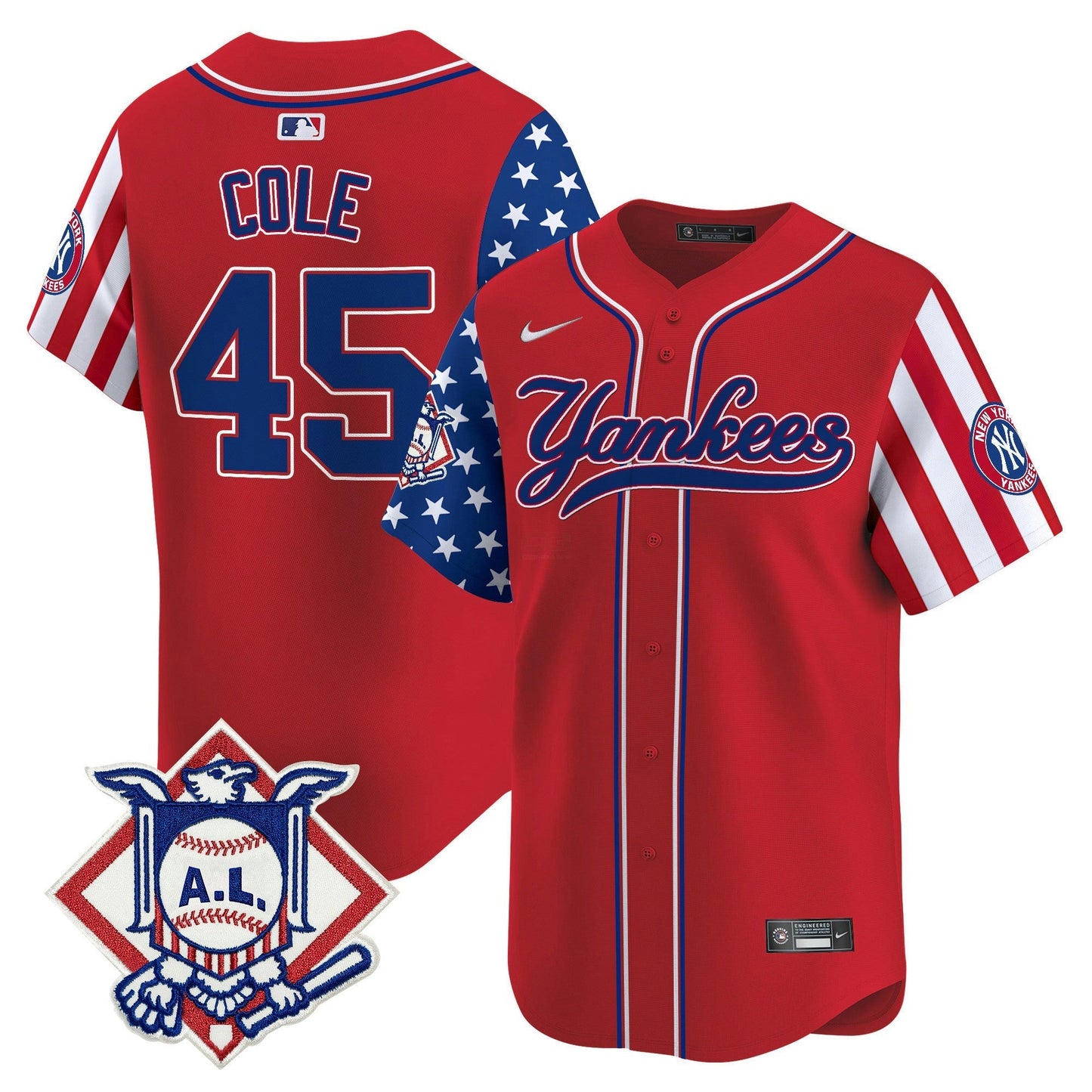 Camisa MLB Men’s New York 2024 Fourth of July Vapor Premier Limited Jersey V3
