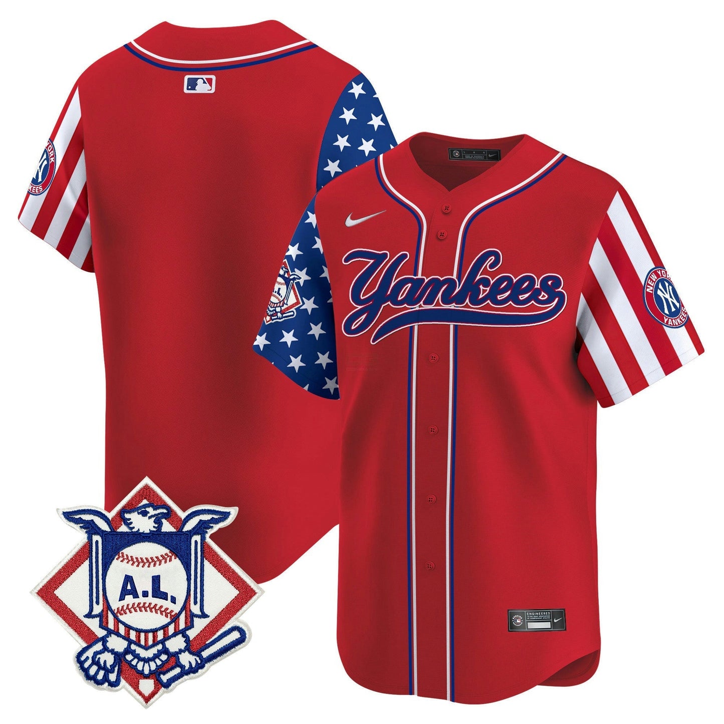 Camisa MLB Men’s New York 2024 Fourth of July Vapor Premier Limited Jersey V3