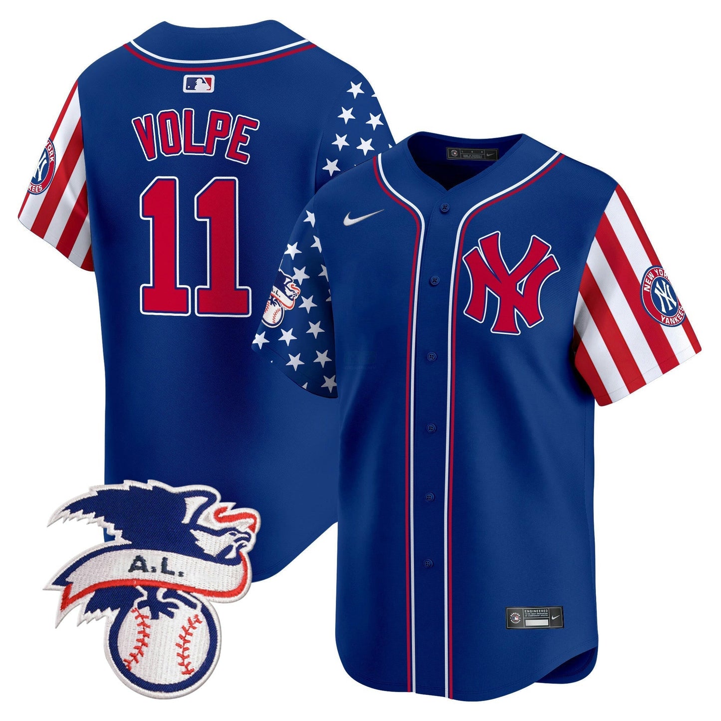 Camisa MLB Men’s New York 2024 Fourth of July Vapor Premier Limited Jersey V5