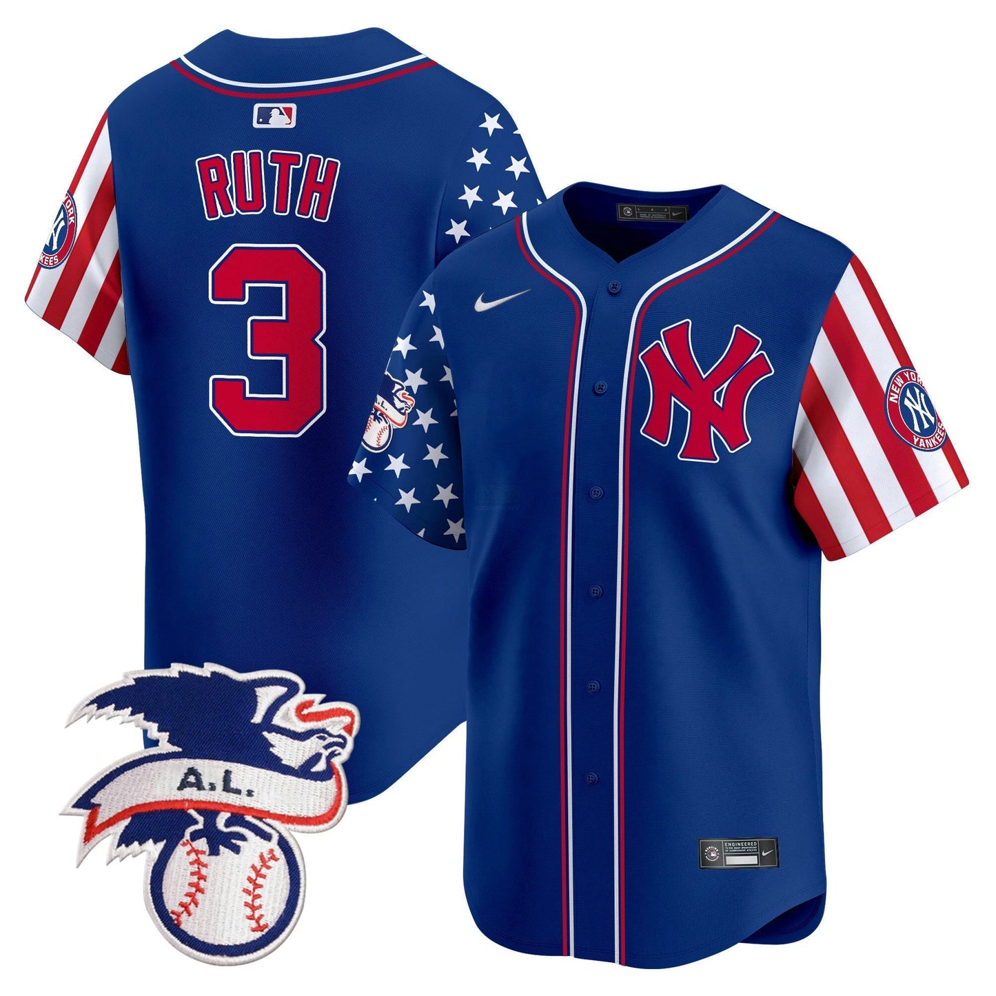 Camisa MLB Men’s New York 2024 Fourth of July Vapor Premier Limited Jersey V5