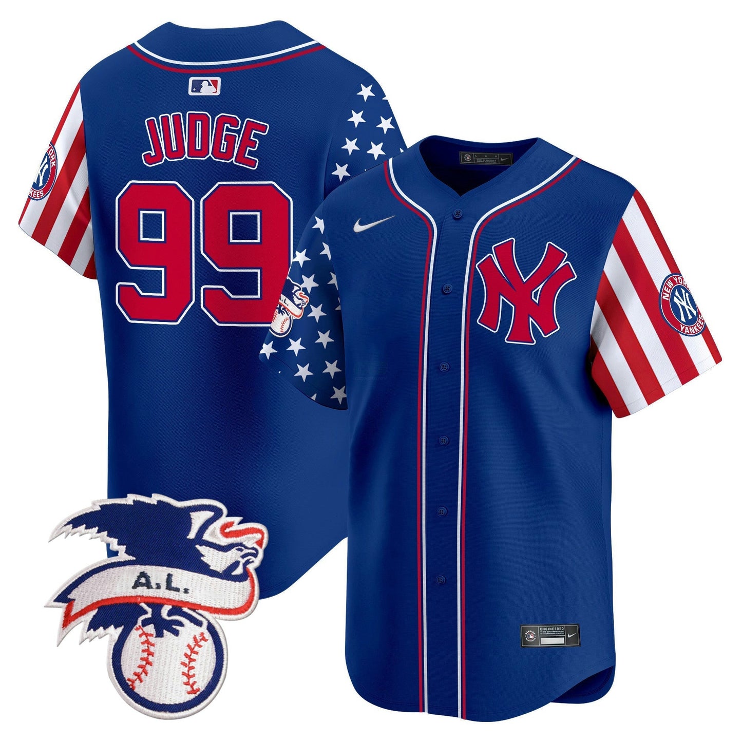 Camisa MLB Men’s New York 2024 Fourth of July Vapor Premier Limited Jersey V5