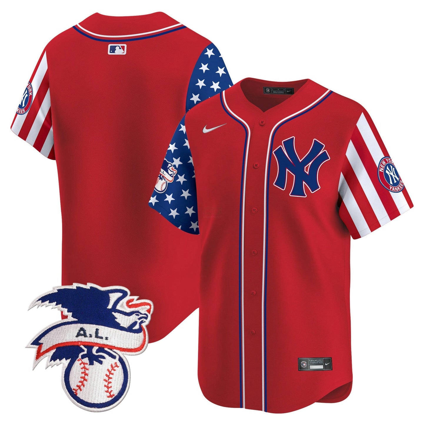 Camisa MLB Men’s New York 2024 Fourth of July Vapor Premier Limited Jersey V5