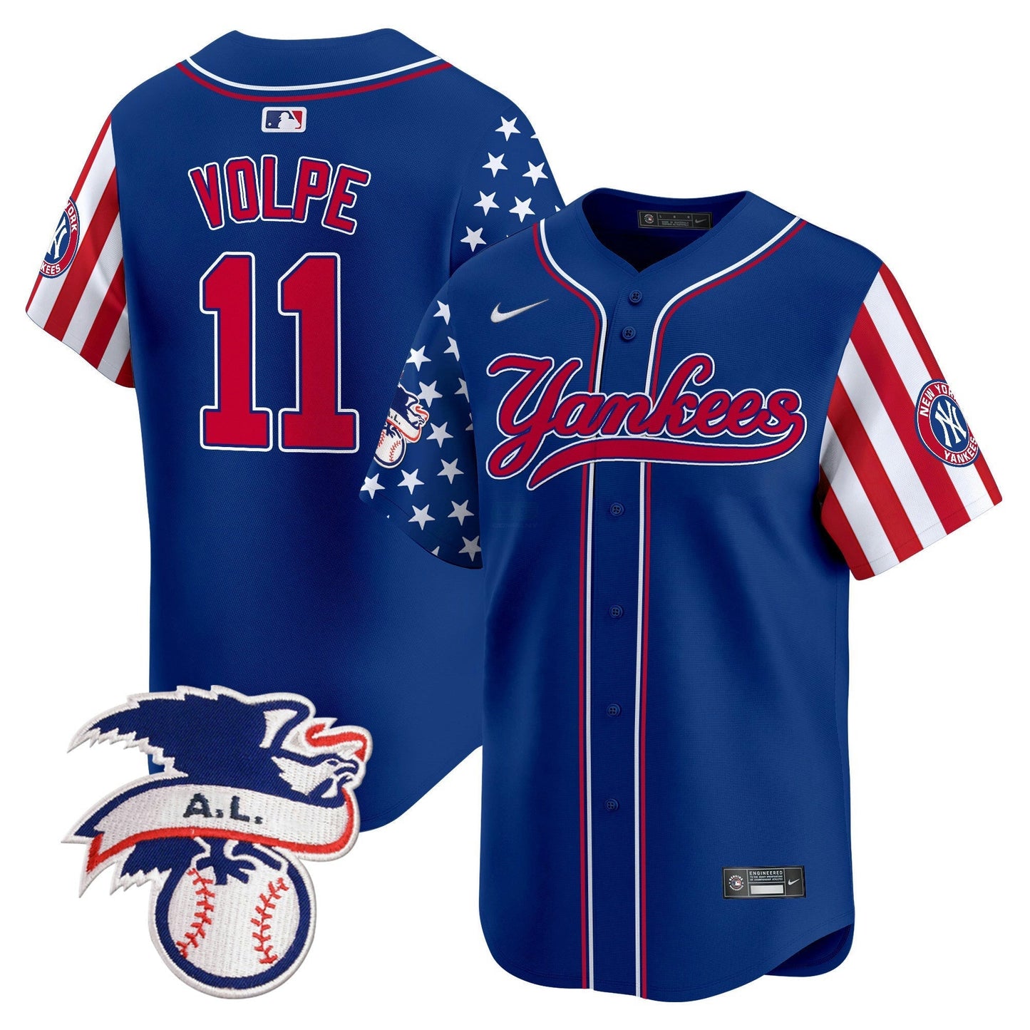 Camisa MLB Men’s New York 2024 Fourth of July Vapor Premier Limited Jersey V7