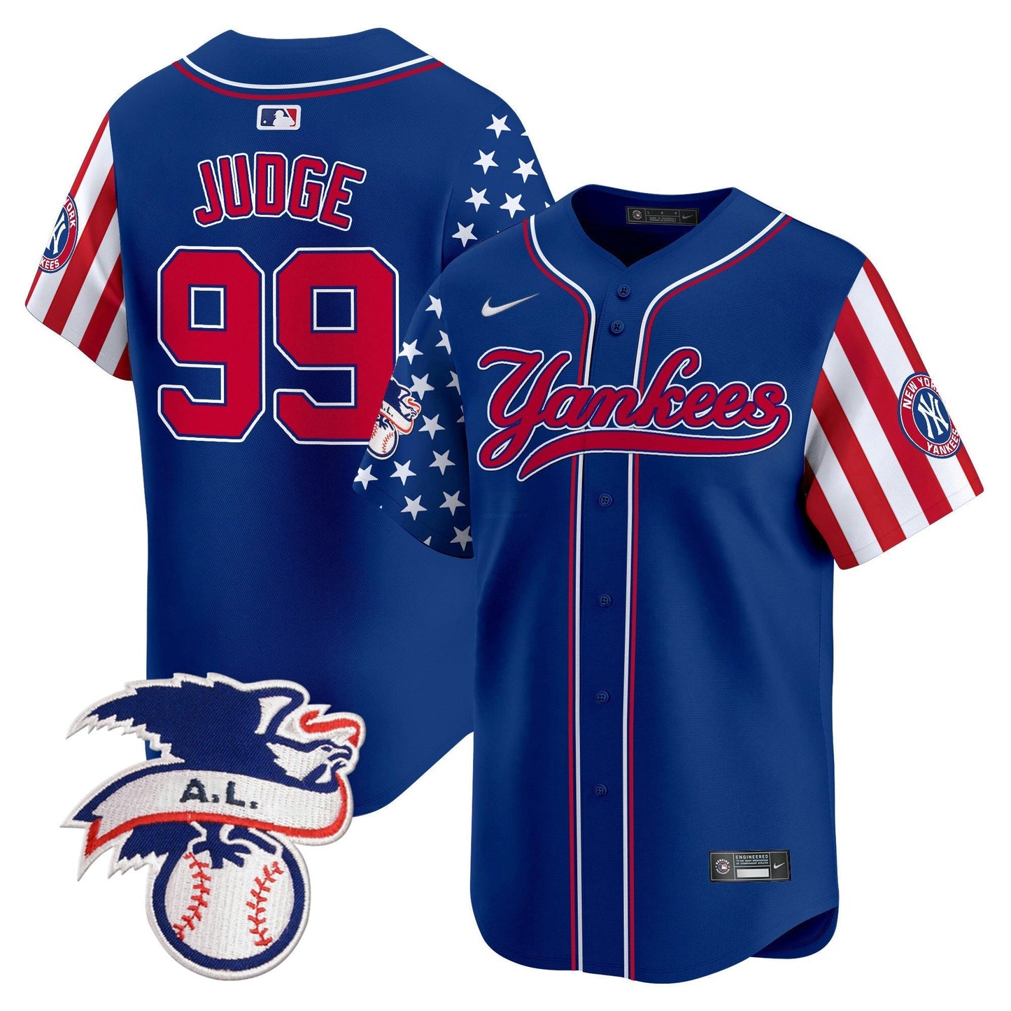 Camisa MLB Men’s New York 2024 Fourth of July Vapor Premier Limited Jersey V7