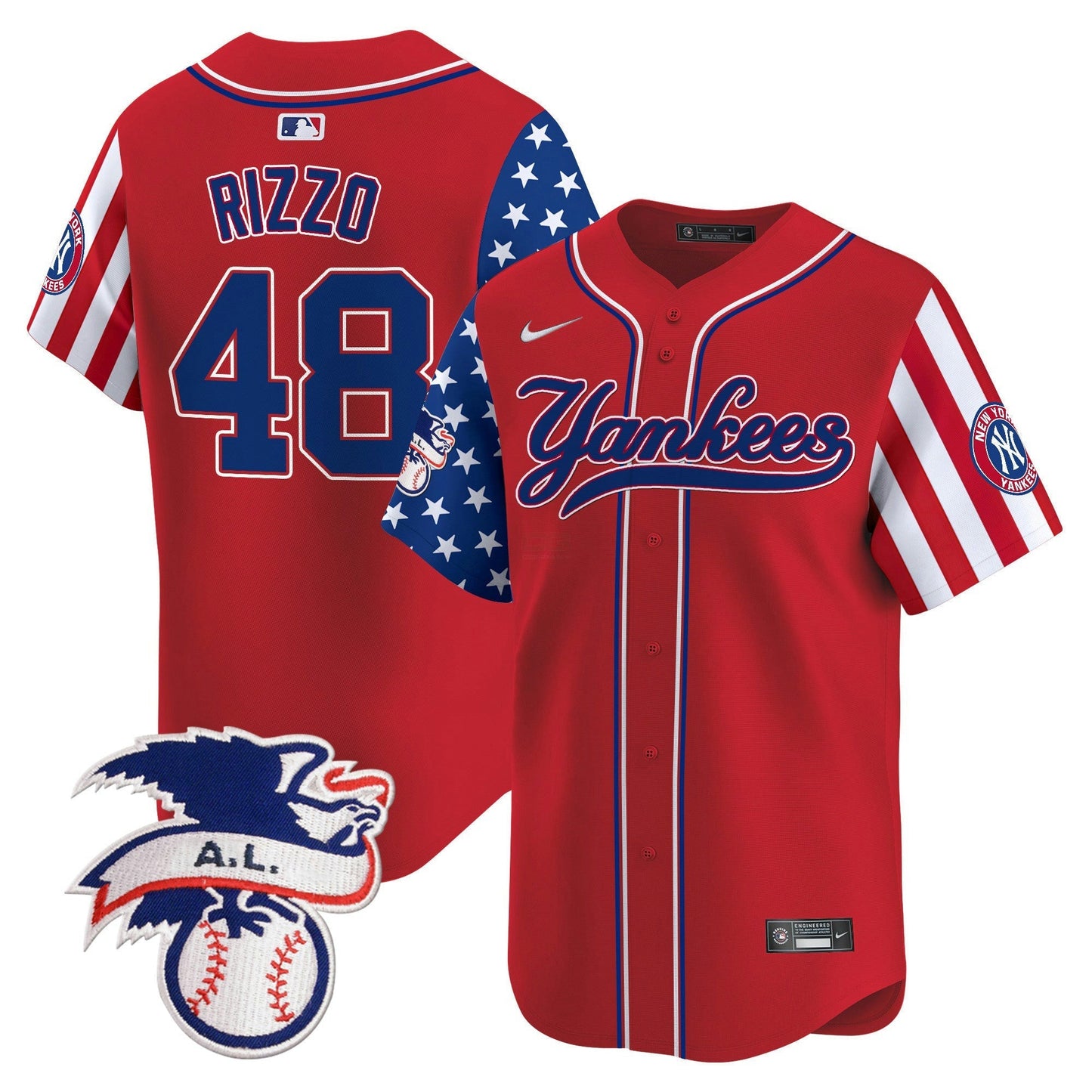Camisa MLB Men’s New York 2024 Fourth of July Vapor Premier Limited Jersey V7