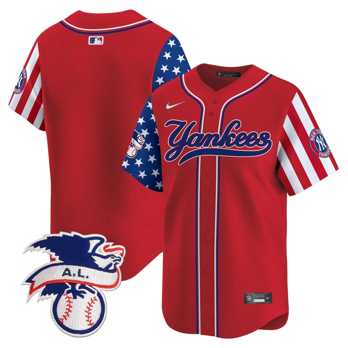 Camisa MLB Men’s New York 2024 Fourth of July Vapor Premier Limited Jersey V7