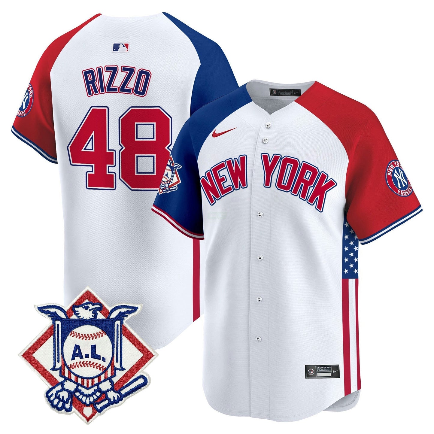 Camisa MLB Men’s New York 2024 Fourth of July Vapor Premier Limited Jersey V8