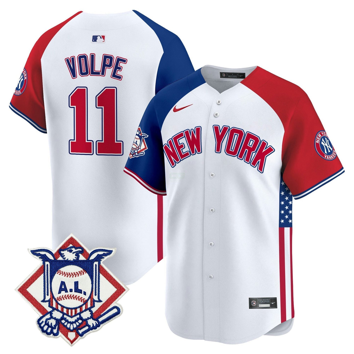 Camisa MLB Men’s New York 2024 Fourth of July Vapor Premier Limited Jersey V8