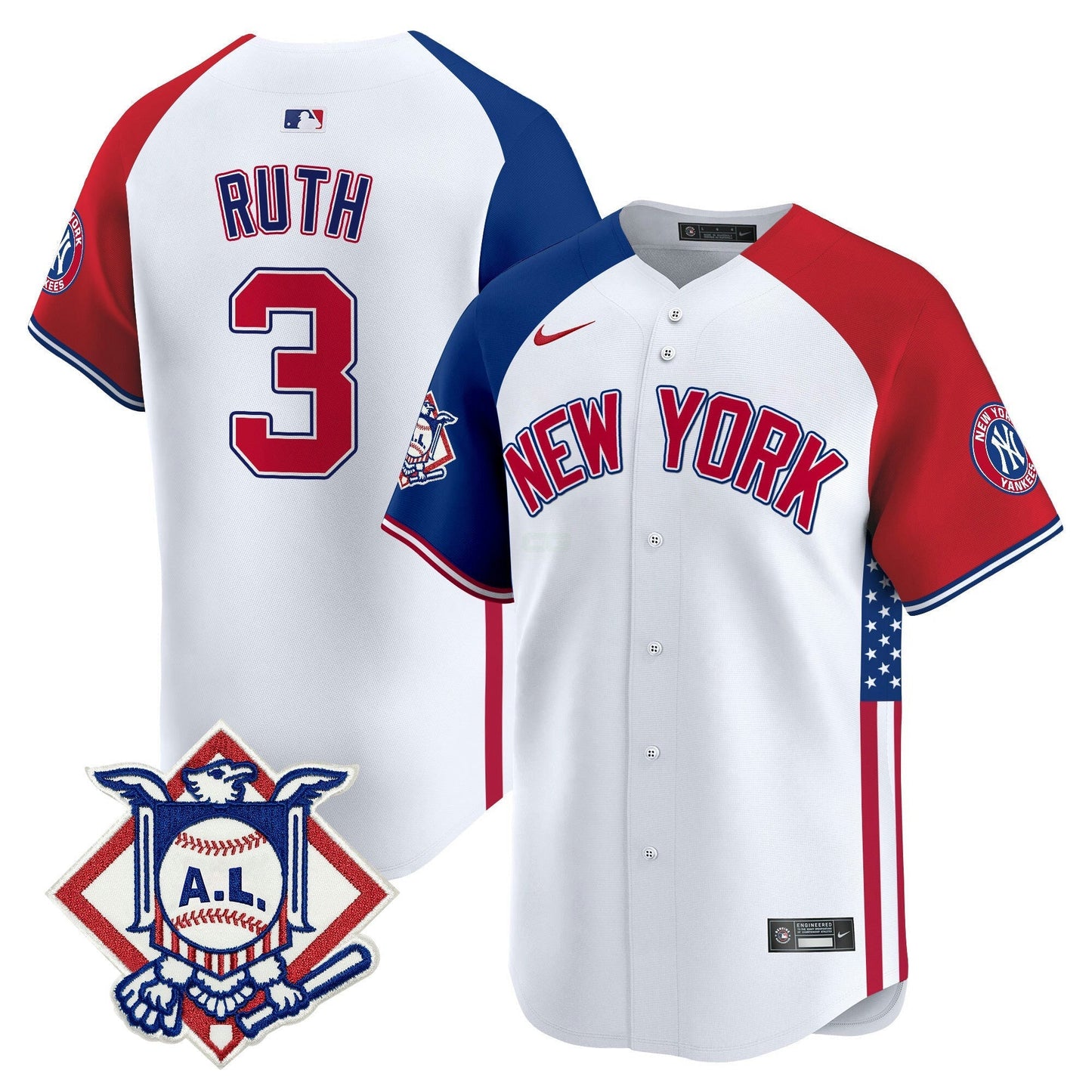 Camisa MLB Men’s New York 2024 Fourth of July Vapor Premier Limited Jersey V8