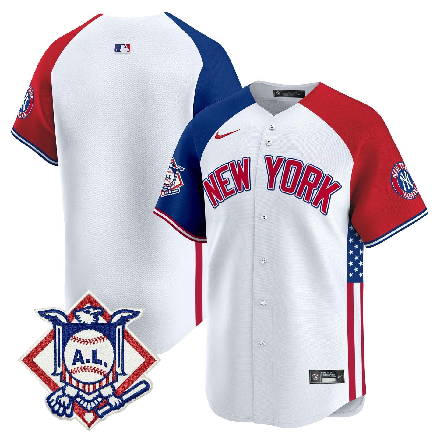 Camisa MLB Men’s New York 2024 Fourth of July Vapor Premier Limited Jersey V8