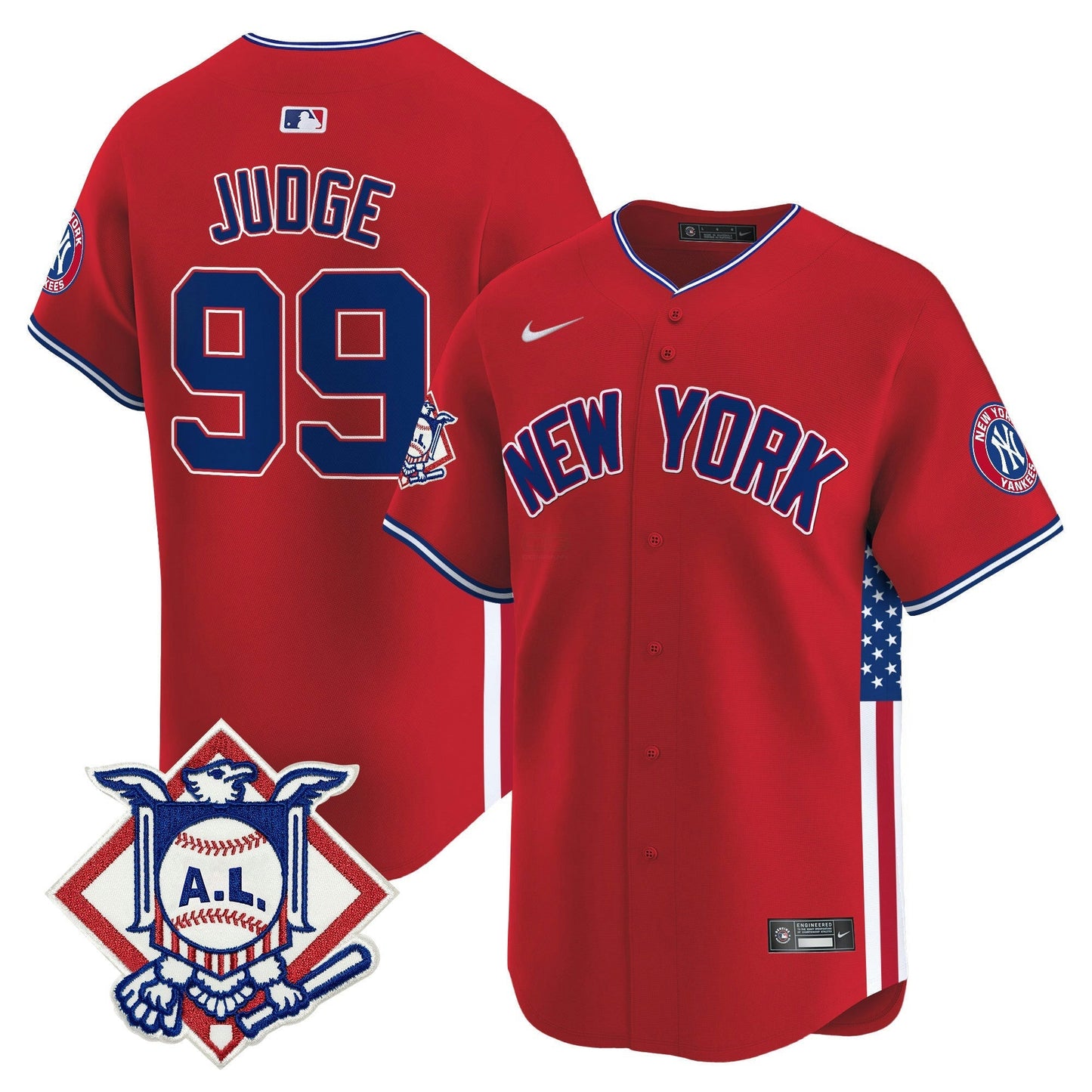 Camisa MLB Men’s New York 2024 Fourth of July Vapor Premier Limited Jersey V8