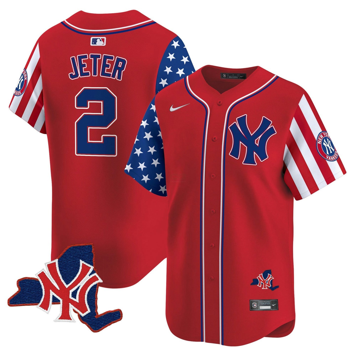 Camisa MLB Men’s New York 2024 Independence Day Vapor Premier Limited Jersey V2