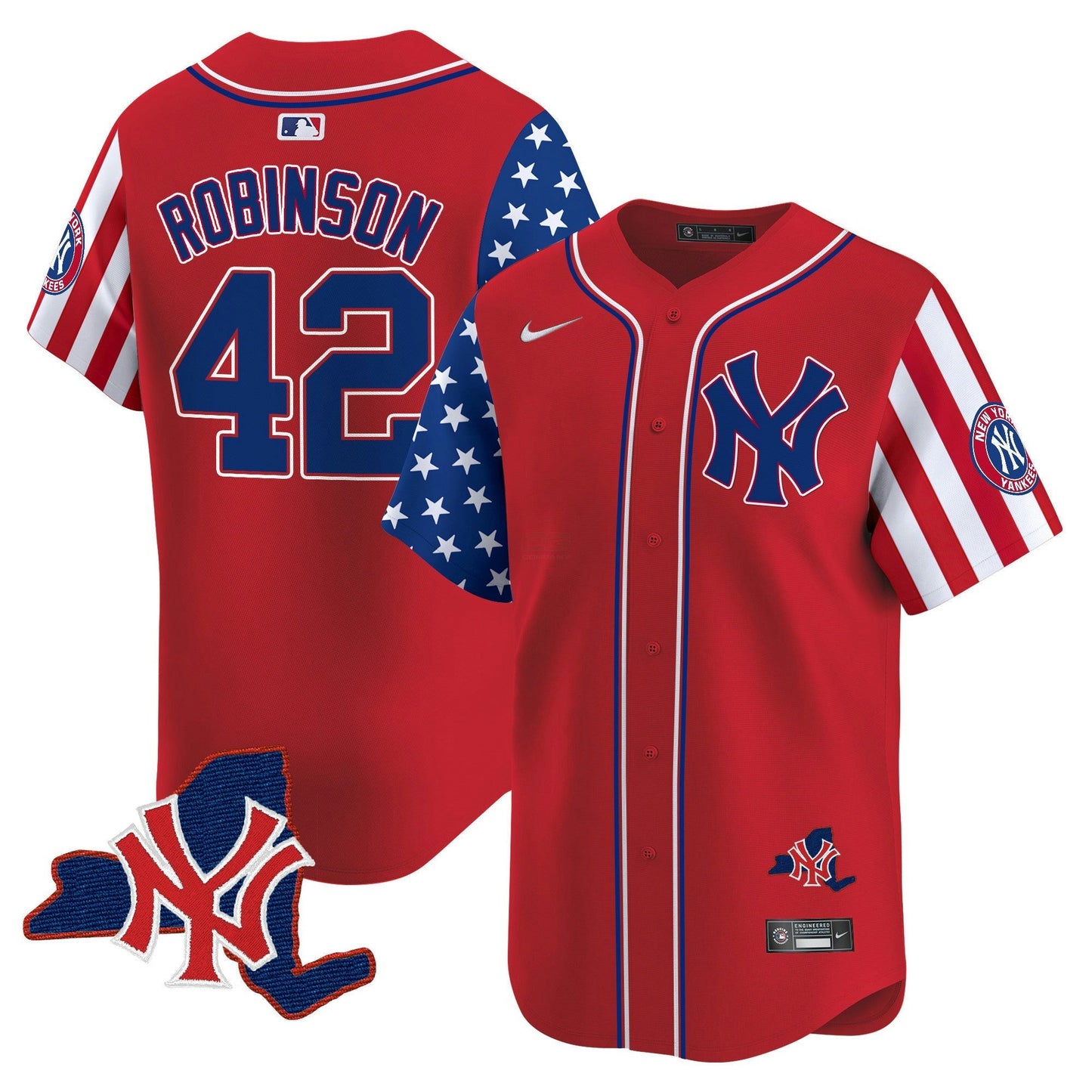 Camisa MLB Men’s New York 2024 Independence Day Vapor Premier Limited Jersey V2