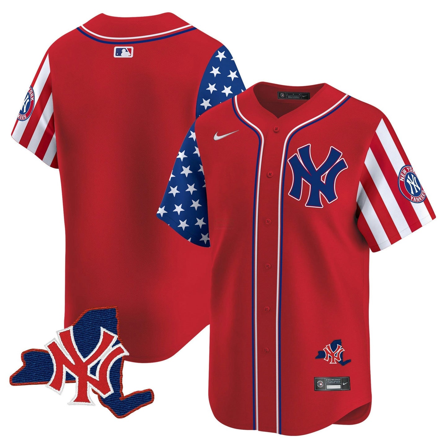 Camisa MLB Men’s New York 2024 Independence Day Vapor Premier Limited Jersey V2