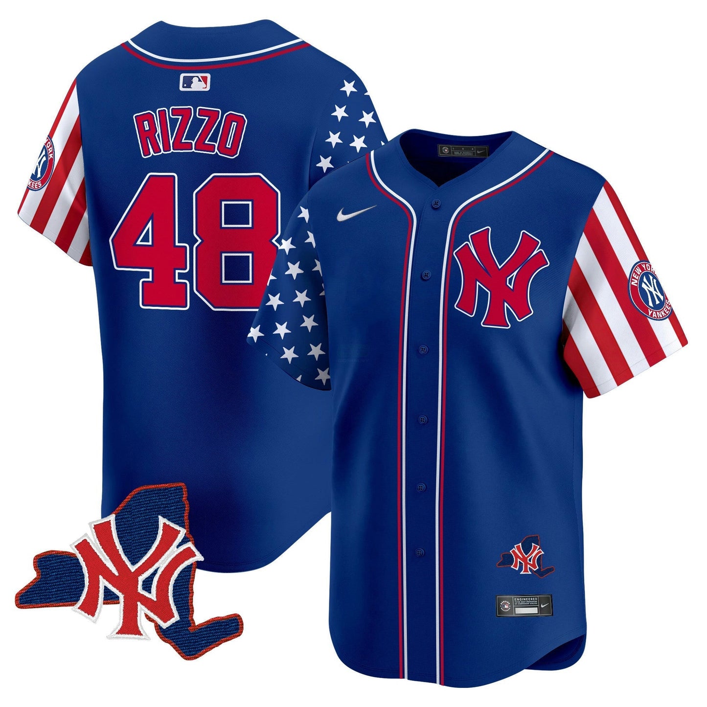 Camisa MLB Men’s New York 2024 Independence Day Vapor Premier Limited Jersey V2