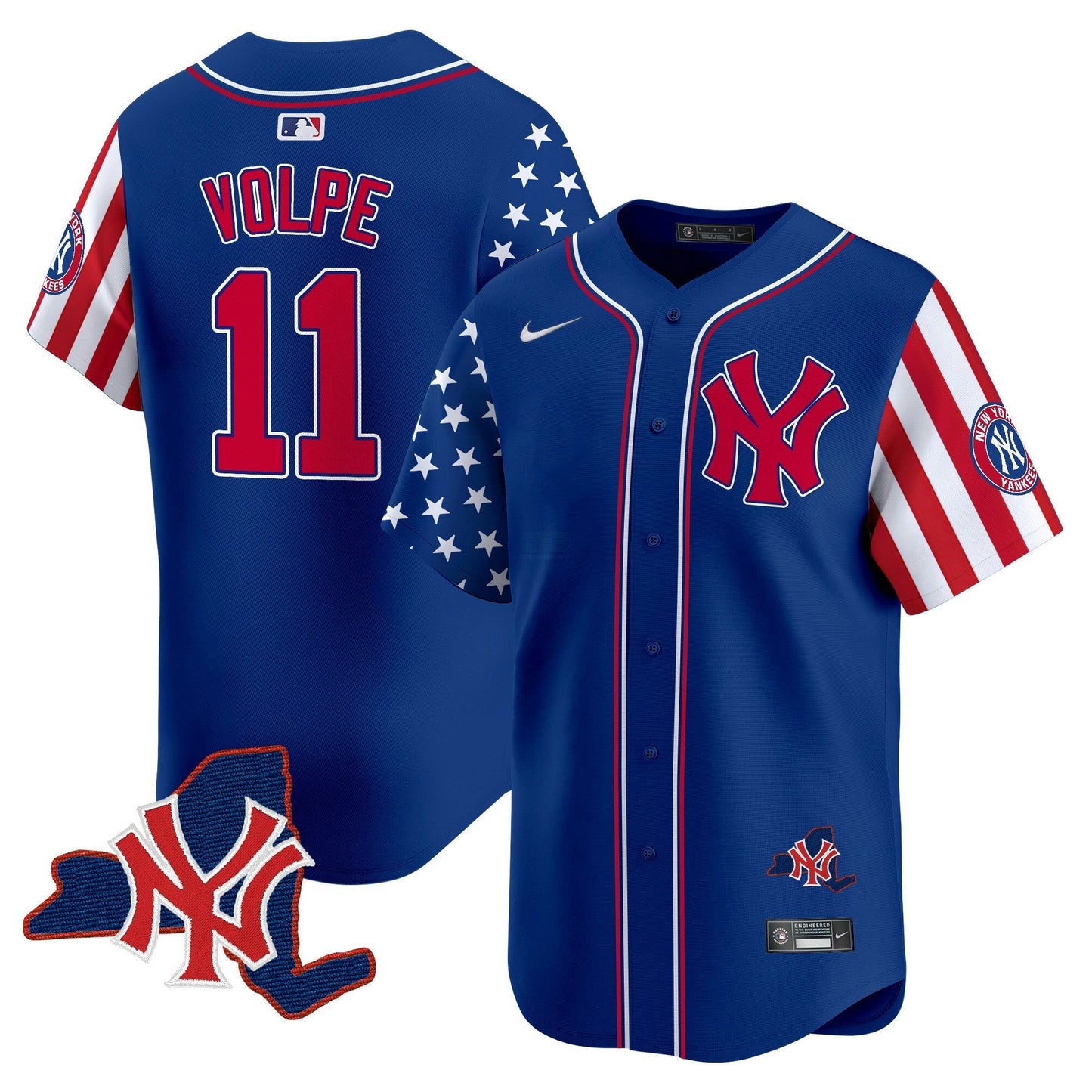 Camisa MLB Men’s New York 2024 Independence Day Vapor Premier Limited Jersey V2