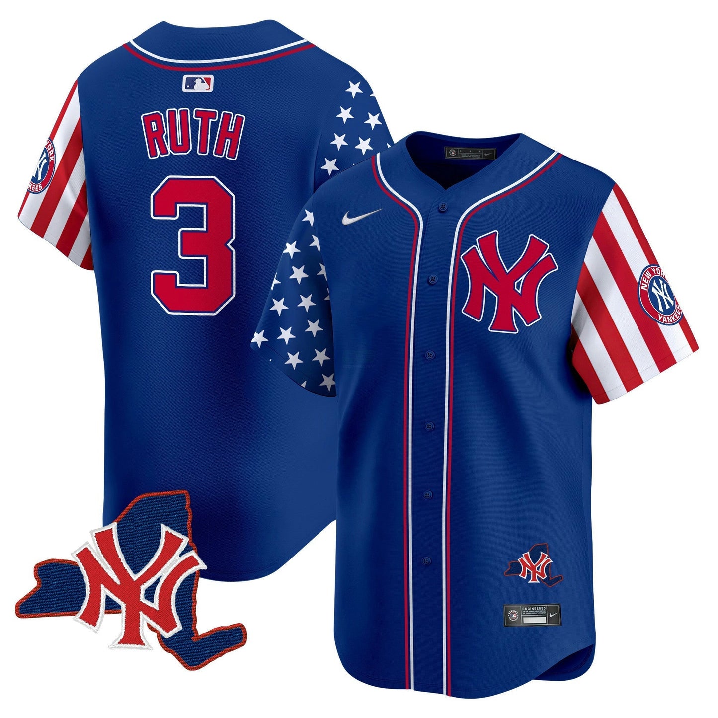 Camisa MLB Men’s New York 2024 Independence Day Vapor Premier Limited Jersey V2