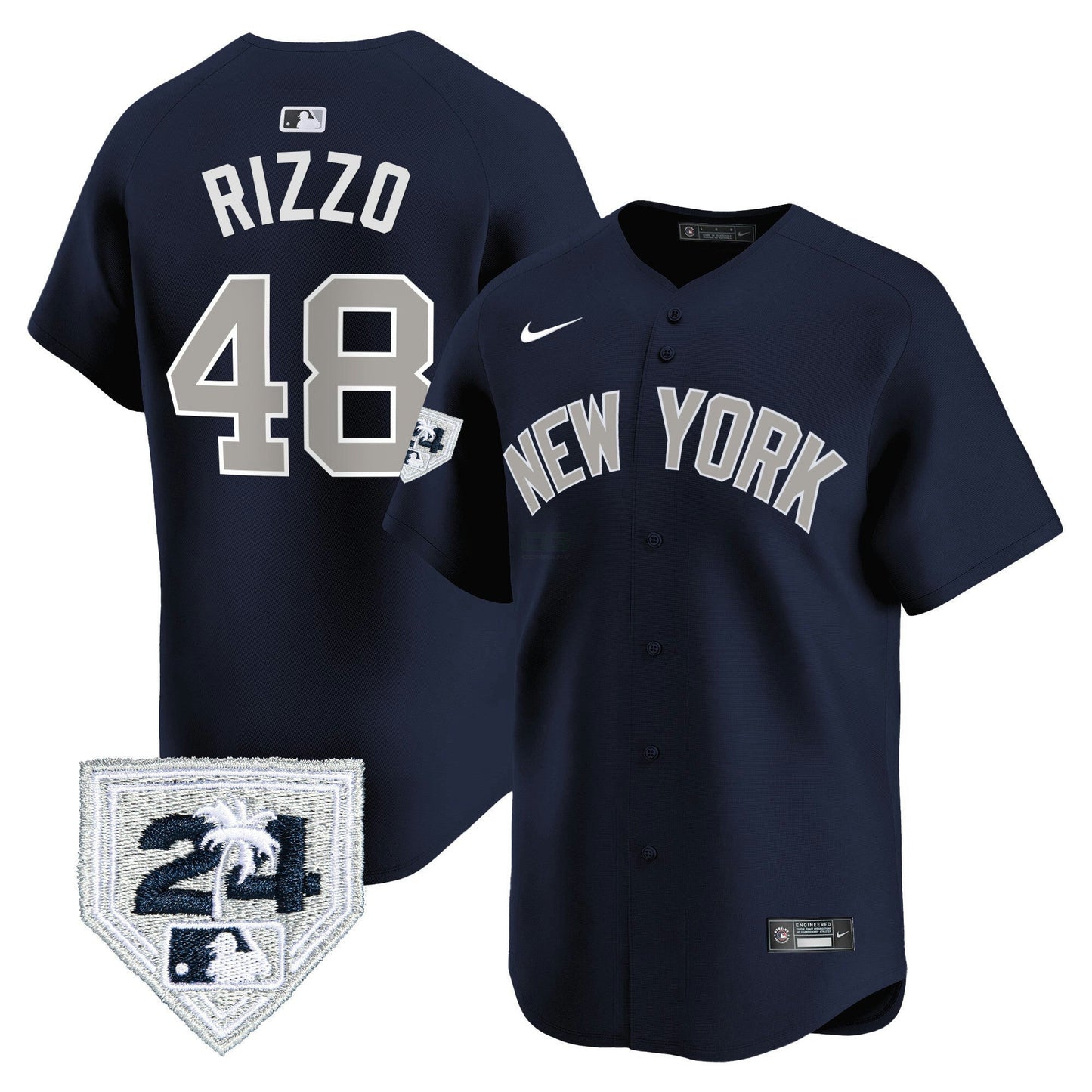 Camisa MLB Men’s New York 2024 Spring Training Patch Vapor Premier Limited Jersey