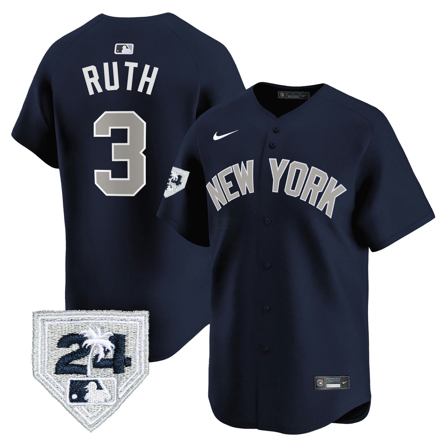 Camisa MLB Men’s New York 2024 Spring Training Patch Vapor Premier Limited Jersey