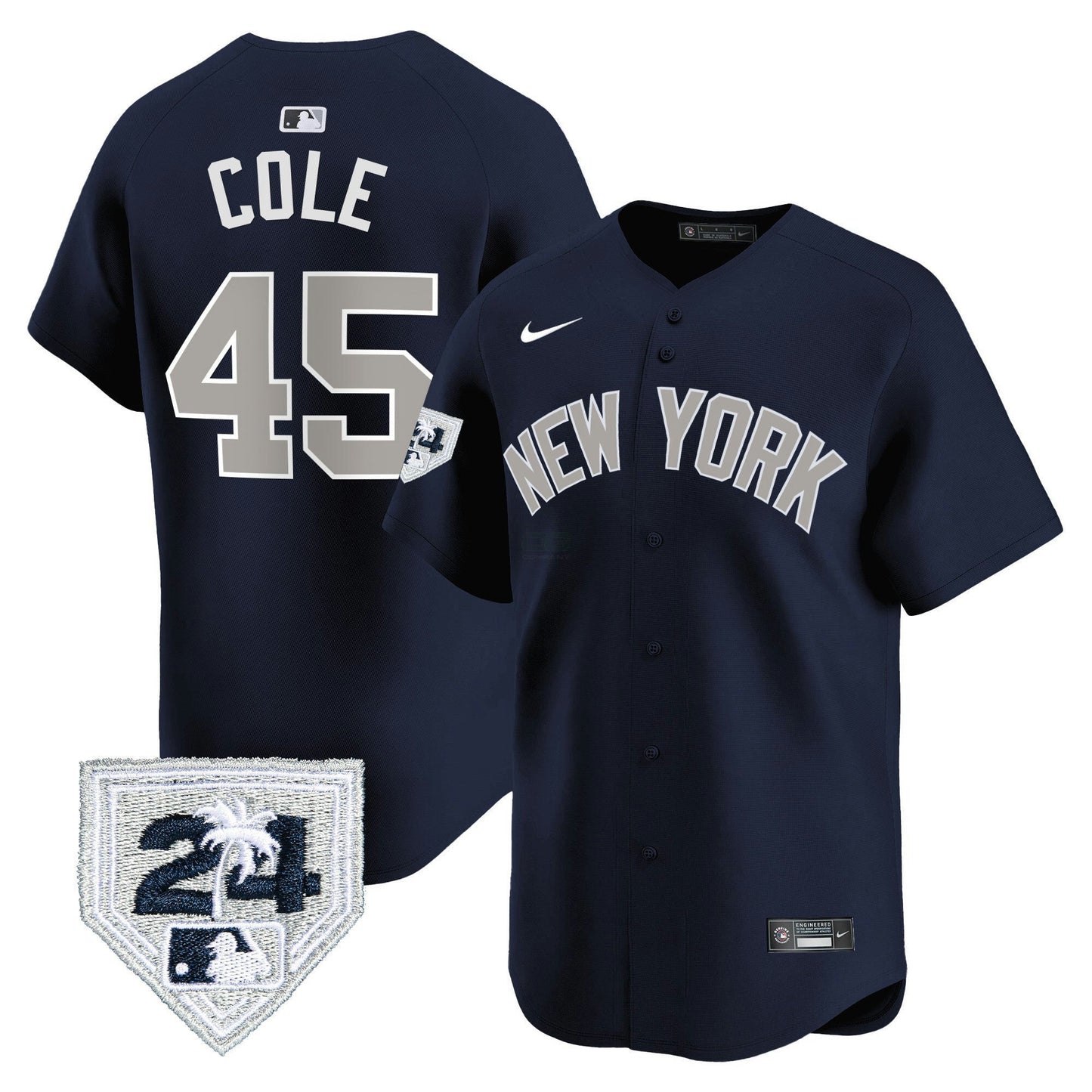 Camisa MLB Men’s New York 2024 Spring Training Patch Vapor Premier Limited Jersey