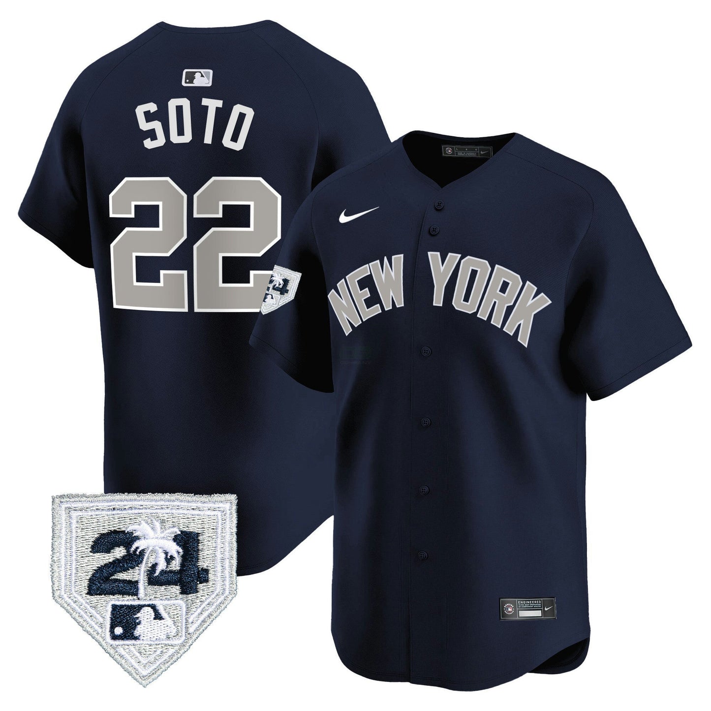 Camisa MLB Men’s New York 2024 Spring Training Patch Vapor Premier Limited Jersey