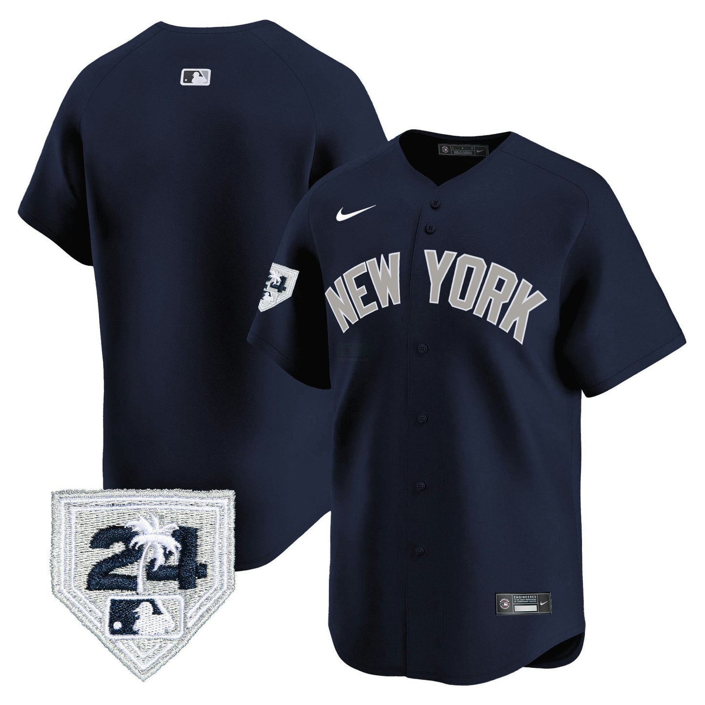 Camisa MLB Men’s New York 2024 Spring Training Patch Vapor Premier Limited Jersey