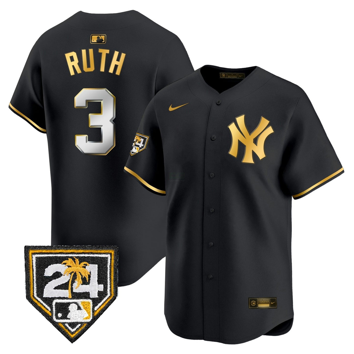Camisa MLB Men’s New York 2024 Spring Training Patch Vapor Premier Limited Jersey
