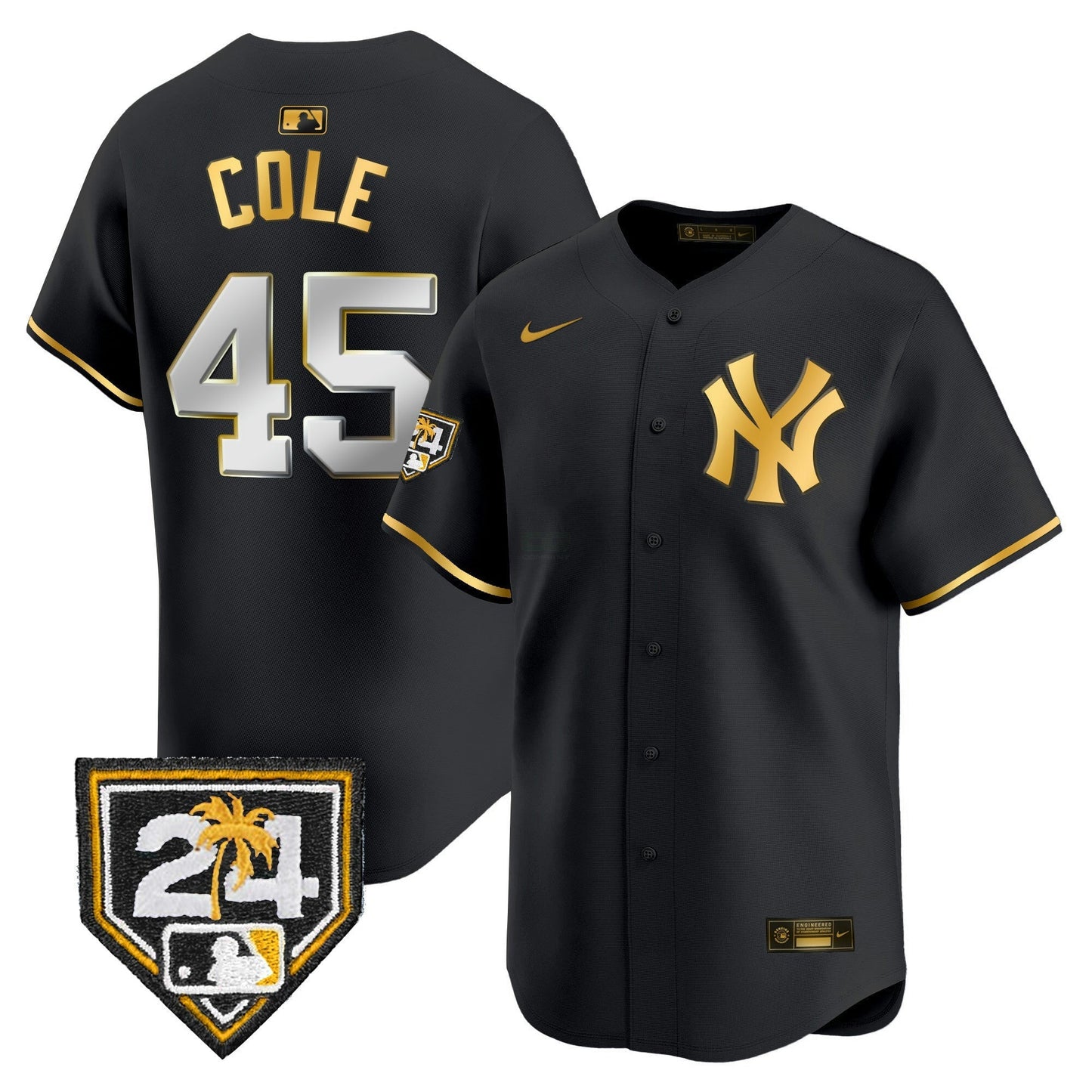 Camisa MLB Men’s New York 2024 Spring Training Patch Vapor Premier Limited Jersey