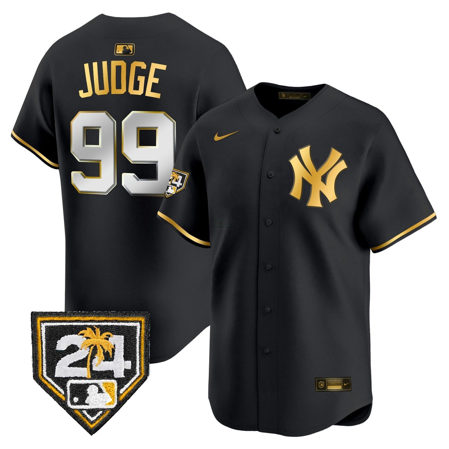 Camisa MLB Men’s New York 2024 Spring Training Patch Vapor Premier Limited Jersey