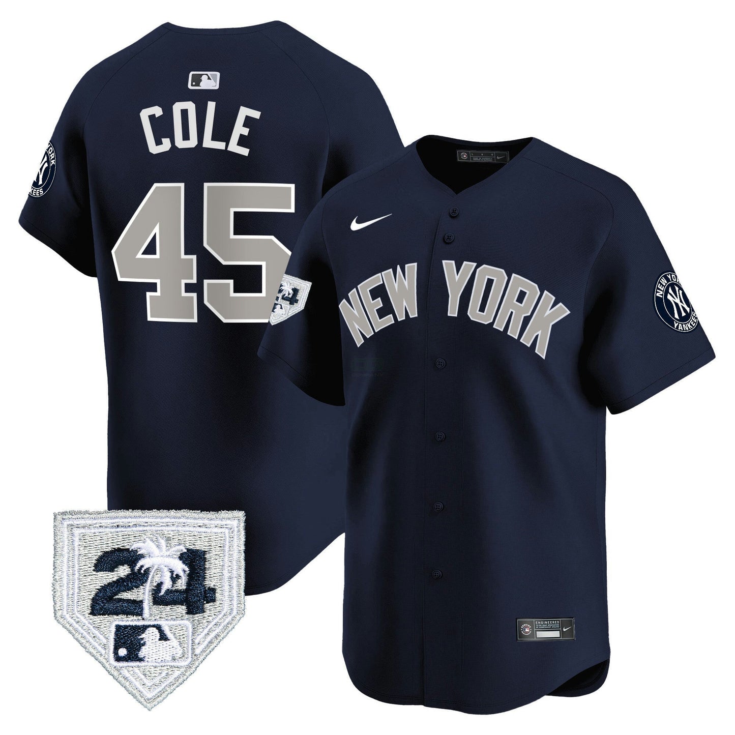 Camisa MLB Men’s New York 2024 Spring Training Patch Vapor Premier Limited Jersey V3