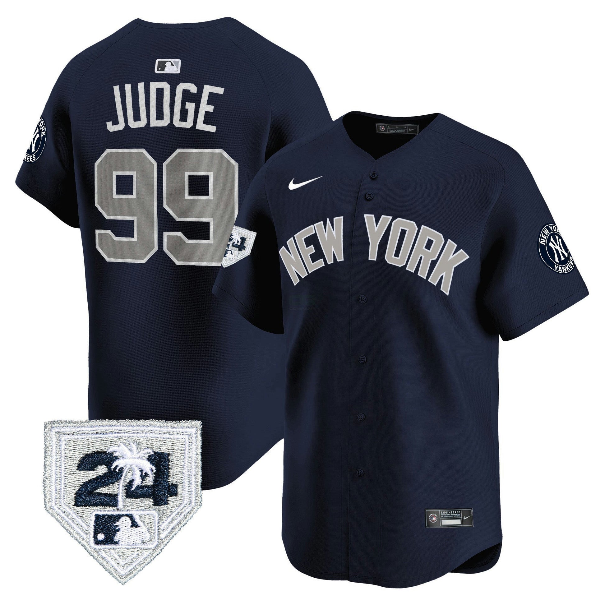 Camisa MLB Men’s New York 2024 Spring Training Patch Vapor Premier Limited Jersey V3
