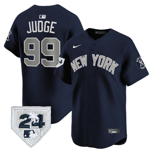 Camisa MLB Men’s New York 2024 Spring Training Patch Vapor Premier Limited Jersey V3