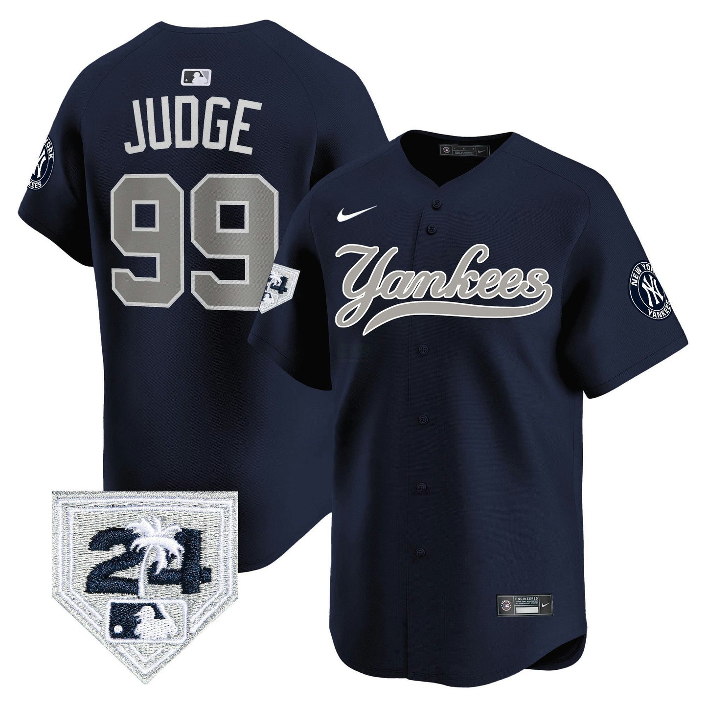 Camisa MLB Men’s New York 2024 Spring Training Patch Vapor Premier Limited Jersey V6