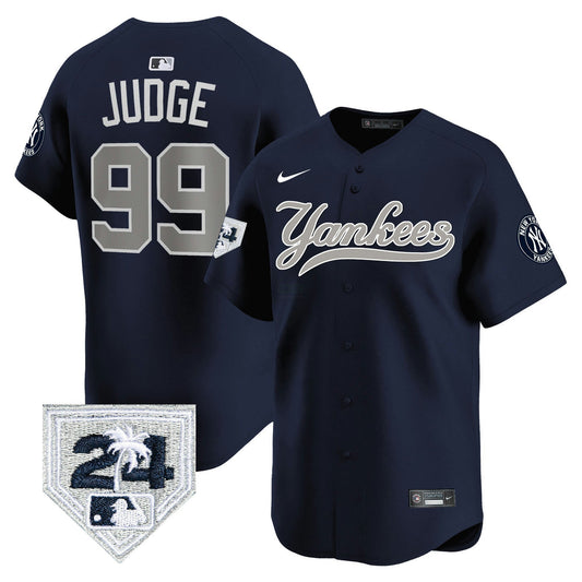 Camisa MLB Men’s New York 2024 Spring Training Patch Vapor Premier Limited Jersey V6