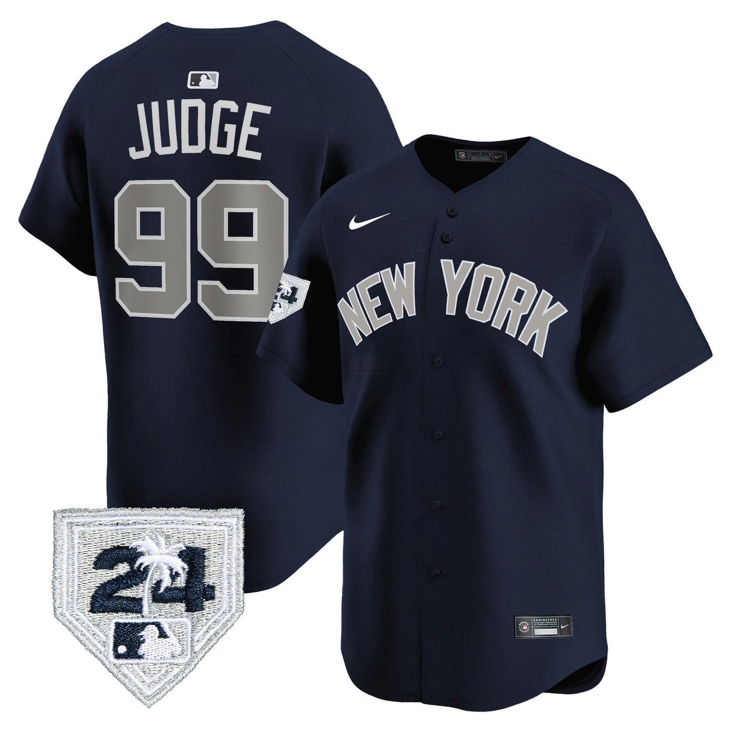 Camisa MLB Men’s New York 2024 Spring Training Patch Vapor Premier Limited Jersey