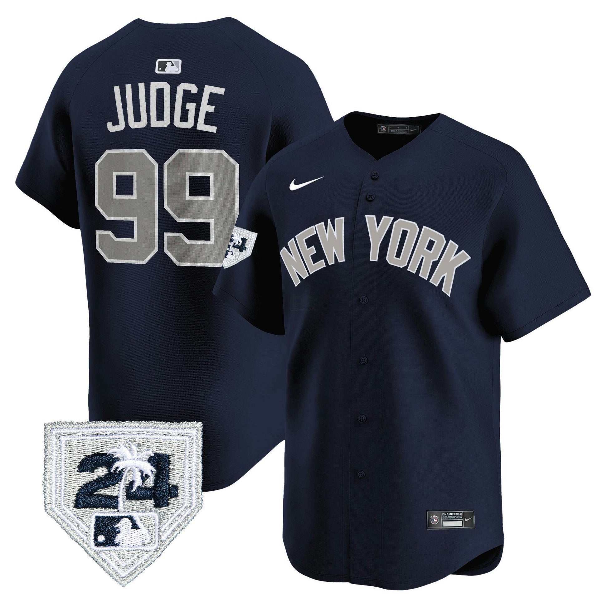 Camisa MLB Men’s New York 2024 Spring Training Patch Vapor Premier Limited Jersey