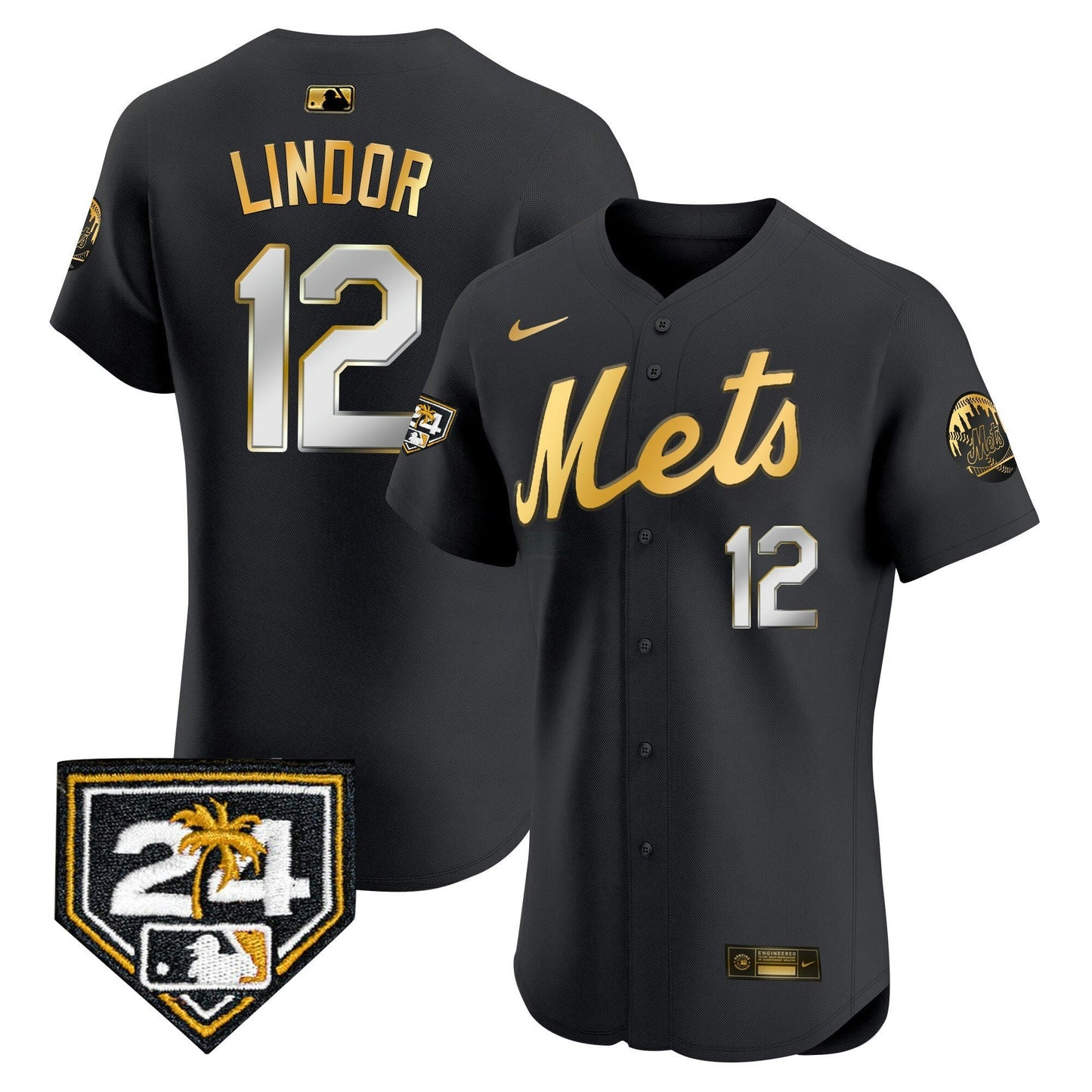 Camisa MLB Men’s New York 2024 Spring Training Vapor Premier Elite Jersey V2