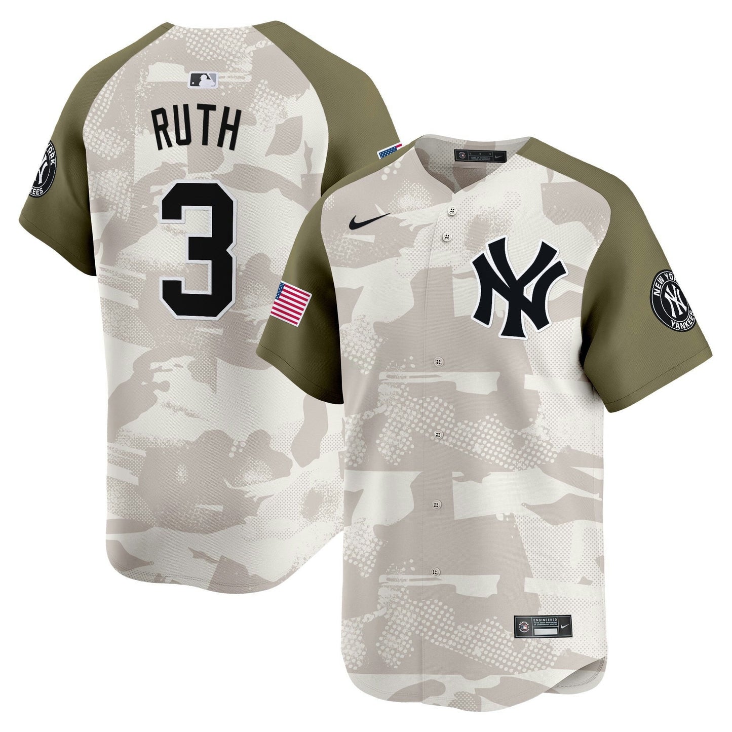 Camisa MLB Men’s New York 2025 Armed Forces Day Vapor Premier Limited Jersey – Stitched