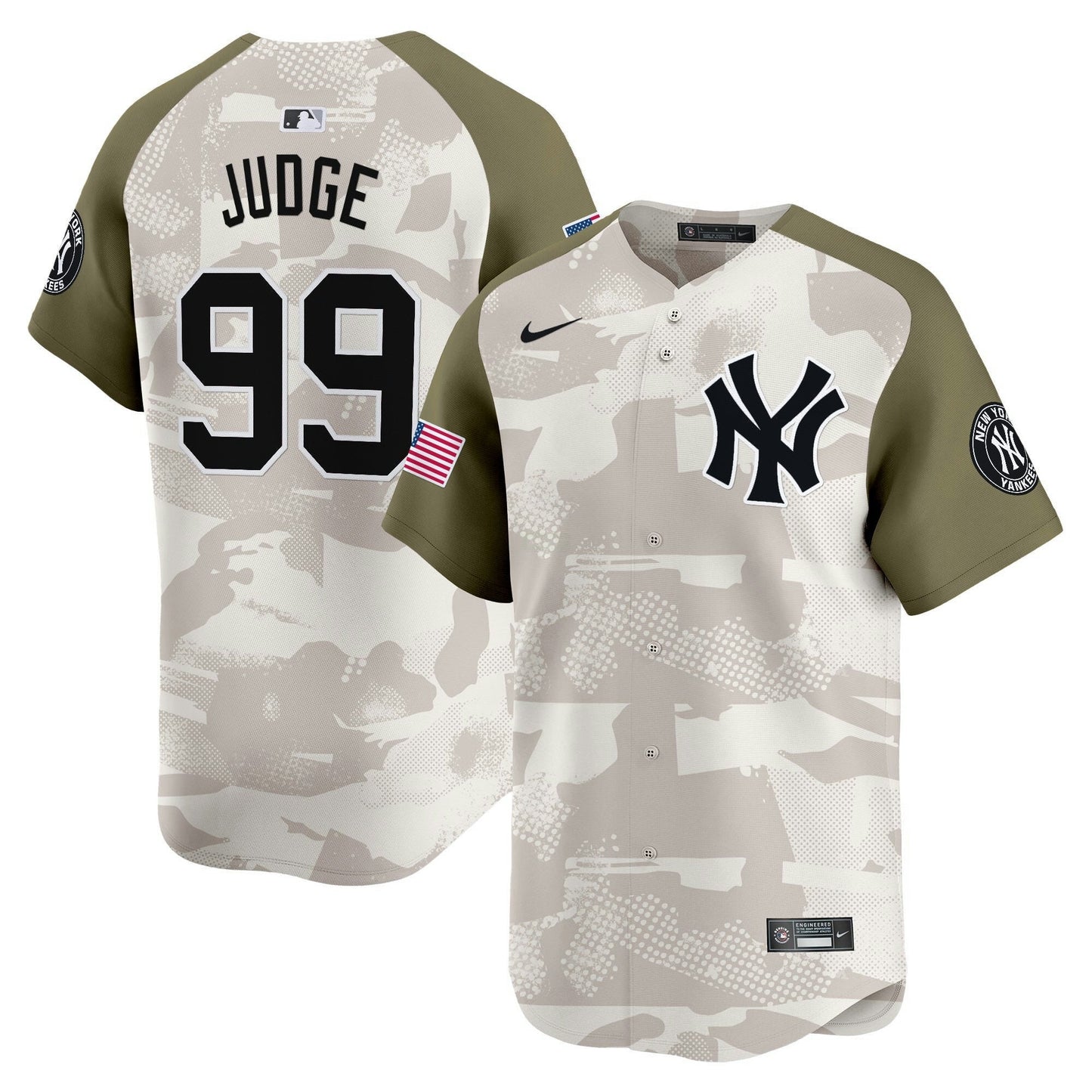 Camisa MLB Men’s New York 2025 Armed Forces Day Vapor Premier Limited Jersey – Stitched