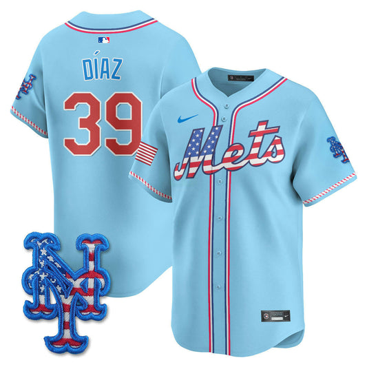 Camisa MLB New York Mets Men’s New York 2025 Fourth of July Vapor Premier Limited Jersey