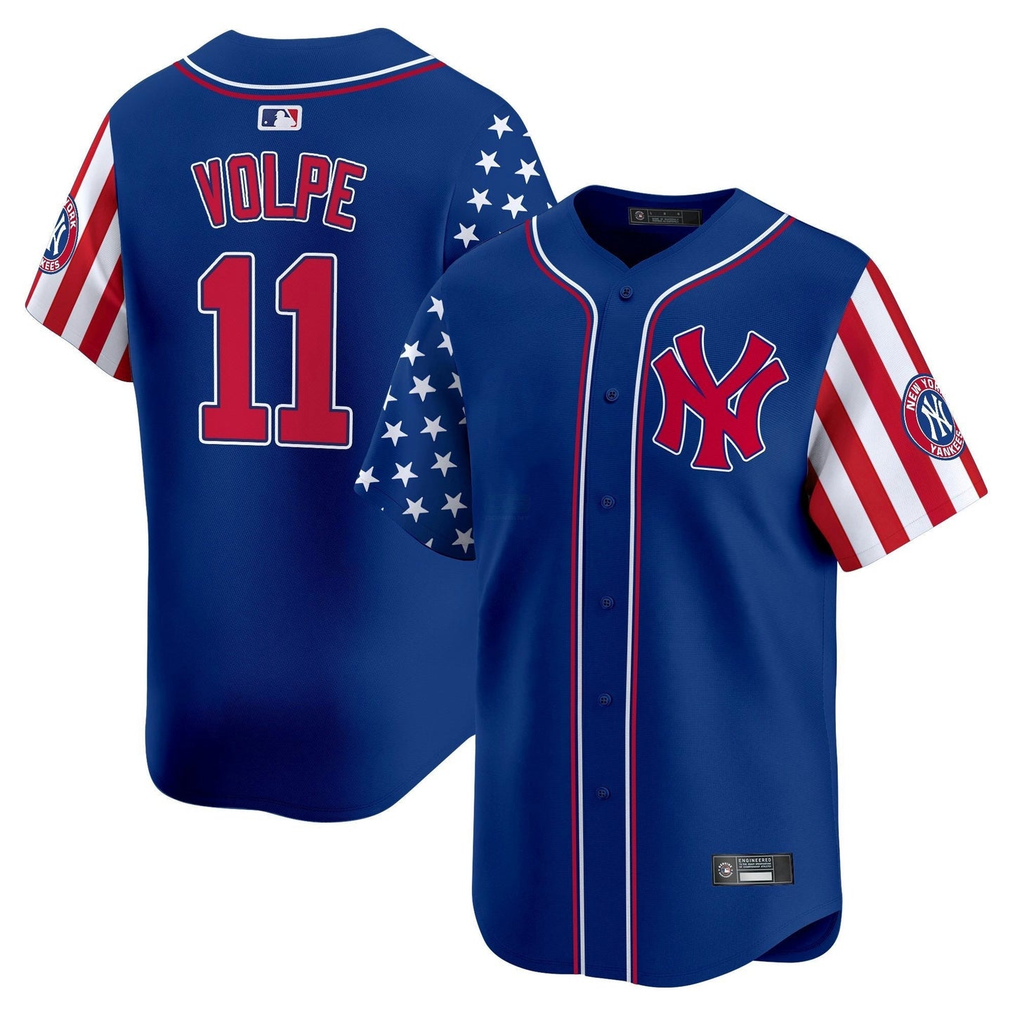 Camisa MLB New York Yankees Men’s New York 2025 Independence Day Vapor Premier Limited Jersey