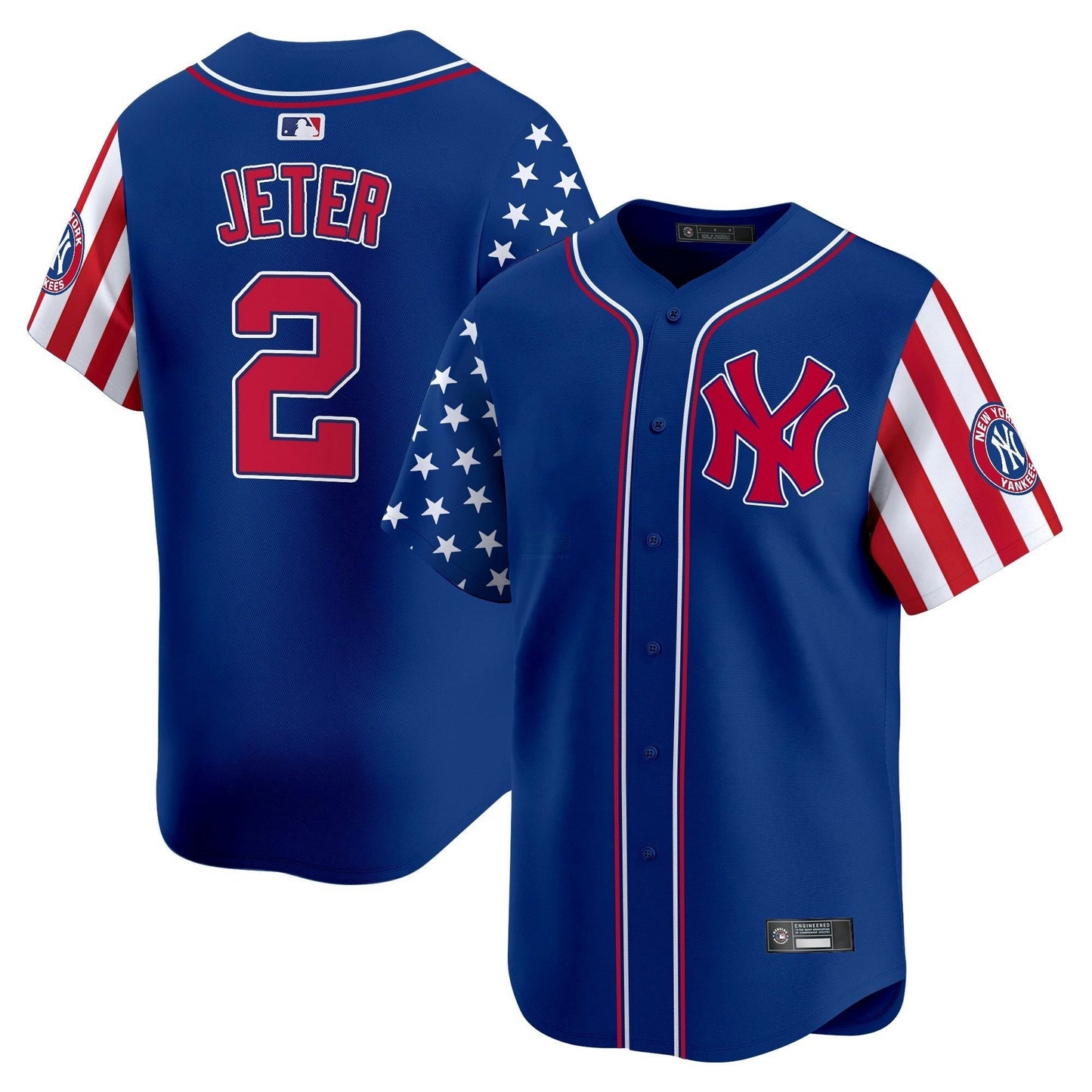 Camisa MLB New York Yankees Men’s New York 2025 Independence Day Vapor Premier Limited Jersey