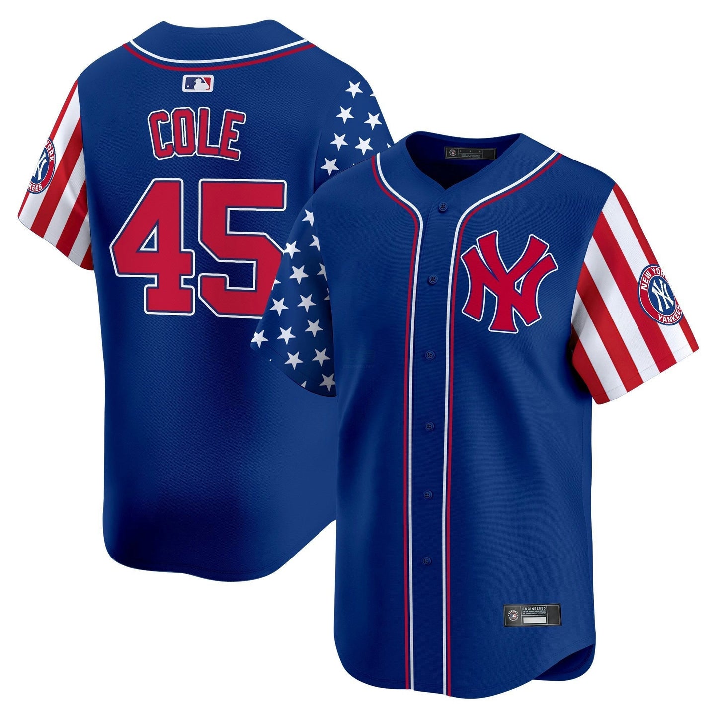 Camisa MLB New York Yankees Men’s New York 2025 Independence Day Vapor Premier Limited Jersey
